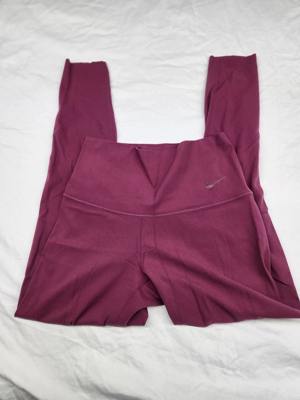 Nike Zenvy Dry-Fit High-Waist Maroon Leggings